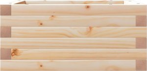 vidaXL Donica ogrodowa, 50x50x23 cm, lite drewno sosnowe 6