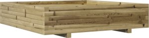 vidaXL Donica ogrodowa, 110x110x26,5 cm, impregnowane drewno sosnowe 2