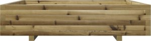 vidaXL Donica ogrodowa, 110x110x26,5 cm, impregnowane drewno sosnowe 5