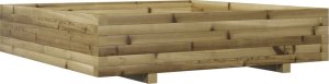 vidaXL Donica ogrodowa, 110x110x26,5 cm, impregnowane drewno sosnowe 7