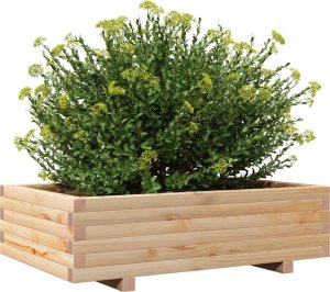 vidaXL Donica ogrodowa, 90x60x26,5 cm, lite drewno sosnowe 4