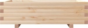 vidaXL Donica ogrodowa, 90x60x26,5 cm, lite drewno sosnowe 5