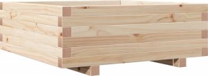 vidaXL Donica ogrodowa, 70x70x26,5 cm, lite drewno sosnowe 2