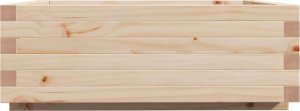 vidaXL Donica ogrodowa, 70x70x26,5 cm, lite drewno sosnowe 6