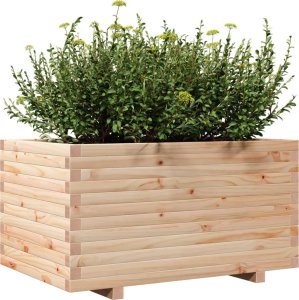 vidaXL Donica ogrodowa, 90x60x49,5 cm, lite drewno sosnowe 4