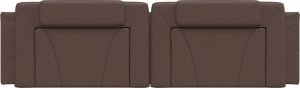 vidaXL Poduszka na wezgłowie, brązowa, 180 cm, sztuczna skóra 5