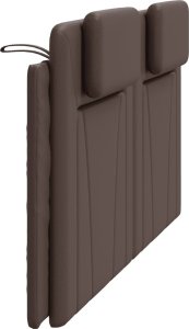vidaXL Poduszka na wezgłowie, brązowa, 180 cm, sztuczna skóra 6
