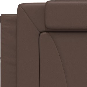 vidaXL Poduszka na wezgłowie, brązowa, 180 cm, sztuczna skóra 8