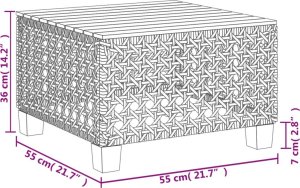 vidaXL 10-cz. zestaw wypoczynkowy do ogrodu, z poduszkami, szary 12