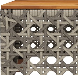 vidaXL 8-cz. zestaw mebli ogrodowych z poduszkami, szary, polirattan 7