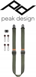 Torba Peak Design Pasek na szyję lub ramię SLIDE LITE SAGE v3 szarozielony do lekkich aparatów 13