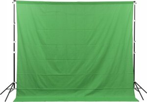 GlareOne GlareOne Green Screen - zielone tło materiałowe 3x3 1