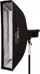 Lampa studyjna GlareOne Softbox 25x100 PRO - zestaw z gridem 2