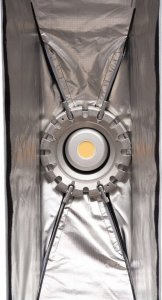 Lampa studyjna GlareOne Softbox 25x100 PRO - zestaw z gridem 4