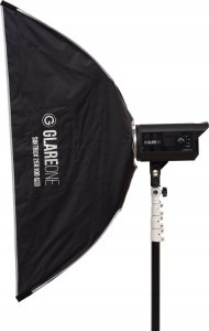 Lampa studyjna GlareOne Softbox 25x100 PRO - zestaw z gridem 8