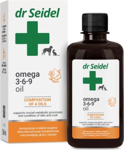 Dr Seidel Dr Seidel Omega 3-6-9 Olej dla Psa Kota 250ml 1