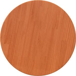 vidaXL Blat stołu, okrągły, woskowy brąz, 50x2,5 cm, drewno sosnowe 2