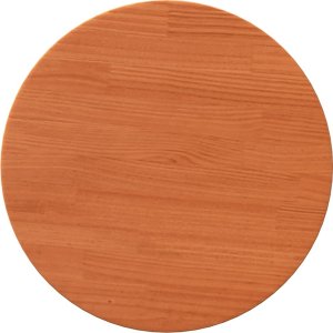 vidaXL Blat stołu, okrągły, woskowy brąz, 40x2,5 cm, drewno sosnowe 2