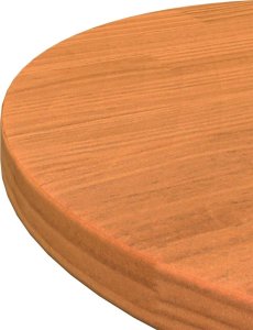 vidaXL Blat stołu, okrągły, woskowy brąz, 40x2,5 cm, drewno sosnowe 5