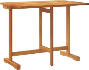 vidaXL Składany stolik na balkon, 90x60x72 cm, lite drewno akacjowe 2