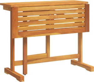 vidaXL Składany stolik na balkon, 90x60x72 cm, lite drewno akacjowe 7