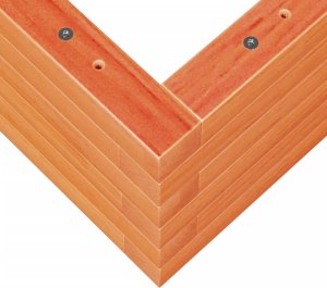 vidaXL Donica ogrodowa, woskowy brąz, 110x60x23 cm, drewno sosnowe 8