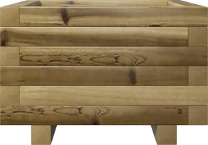 vidaXL Donica ogrodowa, 40x40x26,5 cm, impregnowane drewno sosnowe 5