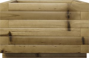 vidaXL Donica ogrodowa, 40x40x26,5 cm, impregnowane drewno sosnowe 6