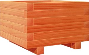 vidaXL Donica ogrodowa, woskowy brąz, 40x40x26,5 cm, drewno sosnowe 7