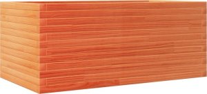 vidaXL Donica ogrodowa, woskowy brąz, 110x60x45,5 cm, drewno sosnowe 7