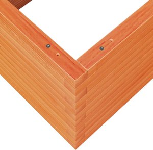 vidaXL Donica ogrodowa, woskowy brąz, 110x60x45,5 cm, drewno sosnowe 8