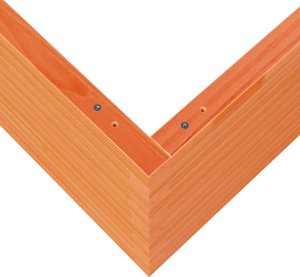 vidaXL Donica ogrodowa, woskowy brąz, 80x80x45,5 cm, drewno sosnowe 8