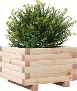 vidaXL Donica ogrodowa, 40x40x26,5 cm, lite drewno sosnowe 4