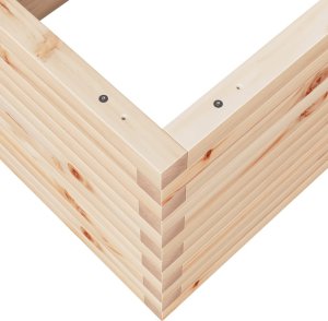 vidaXL Donica ogrodowa, 110x60x45,5 cm, lite drewno sosnowe 8