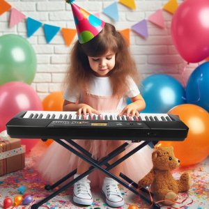 V-Tone VK 200-61L keyboard klawisze organy dla dzieci do nauki gry LED 7