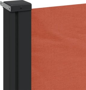 vidaXL Zwijana markiza boczna, terakotowa, 120x600 cm 7
