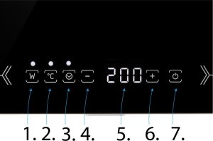 Płyta grzewcza Yoer Duża Płyta indukcyjna Przenośna WYSOKA MOC 3000W - Inducto IH01S 5