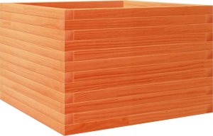 vidaXL Donica ogrodowa, woskowy brąz, 70x70x45,5 cm, drewno sosnowe 7