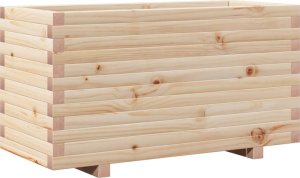 vidaXL Donica ogrodowa, 90x40x49,5 cm, lite drewno sosnowe 2