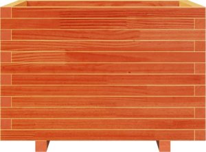 vidaXL Donica ogrodowa, woskowy brąz, 70x70x49,5 cm, drewno sosnowe 5