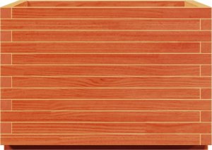 vidaXL Donica ogrodowa, woskowy brąz, 70x70x49,5 cm, drewno sosnowe 6