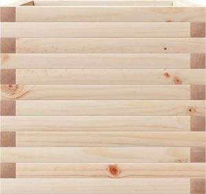 vidaXL Donica ogrodowa, 50x50x45,5 cm, lite drewno sosnowe 6