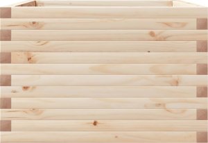 vidaXL Donica ogrodowa, 70x70x45,5 cm, lite drewno sosnowe 6