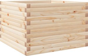vidaXL Donica ogrodowa, 70x70x45,5 cm, lite drewno sosnowe 7