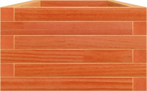 vidaXL Donica ogrodowa, woskowy brąz, 110x40x23cm, lite drewno sosnowe 6