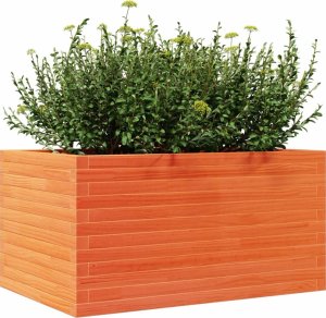 vidaXL Donica ogrodowa, woskowy brąz, 90x60x45,5 cm, drewno sosnowe 4
