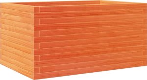 vidaXL Donica ogrodowa, woskowy brąz, 90x60x45,5 cm, drewno sosnowe 7