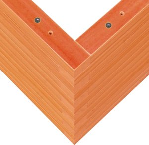 vidaXL Donica ogrodowa, woskowy brąz, 90x60x45,5 cm, drewno sosnowe 8