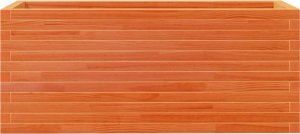 vidaXL Donica ogrodowa, woskowy brąz, 110x40x45,5 cm, drewno sosnowe 5