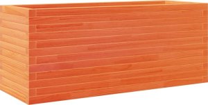 vidaXL Donica ogrodowa, woskowy brąz, 110x40x45,5 cm, drewno sosnowe 7